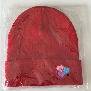 NWT Jeffree Star Candy Heart Beanie